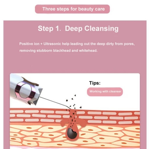 NEW! Waterproof Ultrasonic Exfoliating Wand - Picture 6 of 11